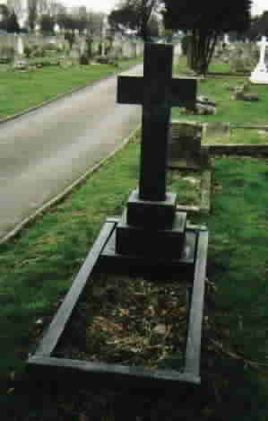 William Crossingham's grave