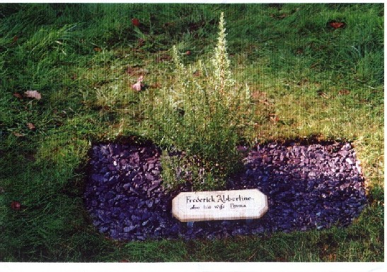 Frederick's and Emma's grave