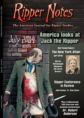 Ripper Notes #19 - July 2004 cover